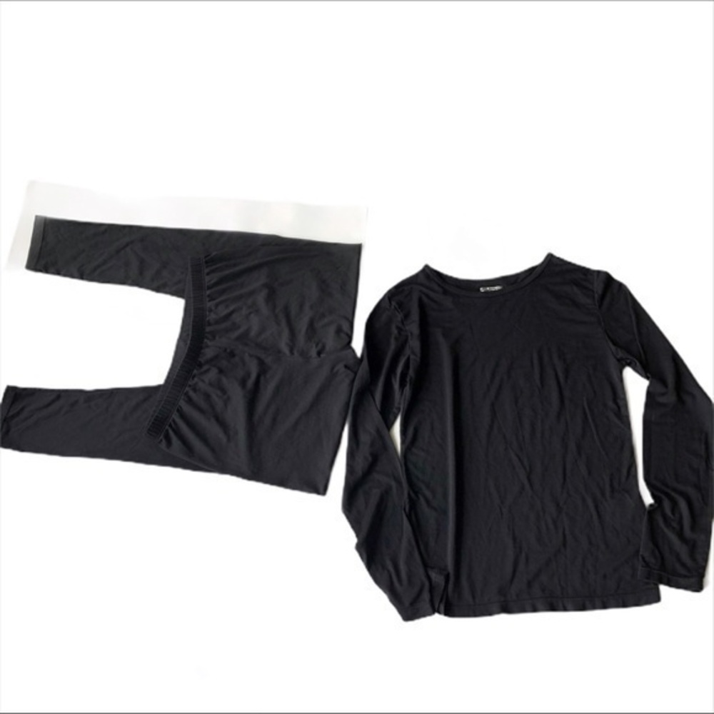Black Leggings 2 Piece - Picture 1 of 5